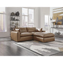  Manufacturer Color_Caramel -- Signature Design by Ashley Emilia Leather Match Ottoman IMAGE 5