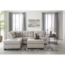  Manufacturer Color_Pebble  -- Signature Design by Ashley Mahoney Fabric Ottoman IMAGE 5