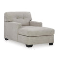  Manufacturer Color_Pebble -- Signature Design by Ashley Mahoney Fabric Chaise IMAGE 1