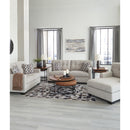  Manufacturer Color_Pebble  -- Signature Design by Ashley Mahoney Stationary Fabric Sofa IMAGE 7