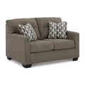  Manufacturer Color_Chocolate -- Mahoney 3100535 Loveseat IMAGE 1