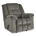  Manufacturer Color_Putty -- Signature Design by Ashley Kegler Rocker Fabric Recliner IMAGE 1
