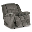  Manufacturer Color_Putty -- Signature Design by Ashley Kegler Rocker Fabric Recliner IMAGE 2