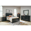  Size_Full  -- Lanolee B687B4 Full Panel Bed IMAGE 8