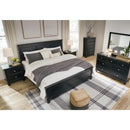  Size_King  -- Lanolee B687B8 King Panel Bed IMAGE 6