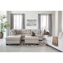  Manufacturer Color_Pebble  -- Signature Design by Ashley Mahoney Fabric 2 pc Sectional IMAGE 5