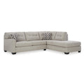  Manufacturer Color_Pebble -- Signature Design by Ashley Mahoney Fabric 2 pc Sectional IMAGE 1