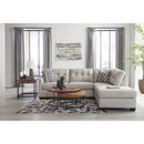  Manufacturer Color_Pebble  -- Signature Design by Ashley Mahoney Fabric 2 pc Sectional IMAGE 3