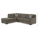  Manufacturer Color_Chocolate  -- Mahoney 31005S1 2 pc Sectional with Chaise IMAGE 1