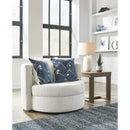  Ashley Padova 3370644 Swivel Accent Chair IMAGE 5