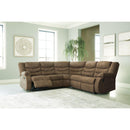  Manufacturer Color_Brindle --  Signature Design by Ashley Partymate Reclining Leather Look 2 pc Sectional IMAGE 3