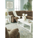  Manufacturer Color_Brindle --  Signature Design by Ashley Partymate Reclining Leather Look 2 pc Sectional IMAGE 6