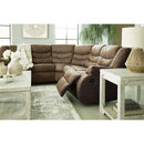  Manufacturer Color_Brindle --  Signature Design by Ashley Partymate Reclining Leather Look 2 pc Sectional IMAGE 7