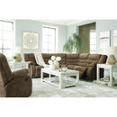  Manufacturer Color_Brindle --  Signature Design by Ashley Partymate Reclining Leather Look 2 pc Sectional IMAGE 8