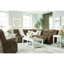  Manufacturer Color_Brindle --  Signature Design by Ashley Partymate Reclining Leather Look 2 pc Sectional IMAGE 9