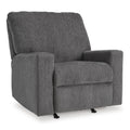  Manufacturer Color_Pewter -- Signature Design by Ashley Rannis Rocker Fabric Recliner IMAGE 1