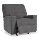  Manufacturer Color_Pewter -- Signature Design by Ashley Rannis Rocker Fabric Recliner IMAGE 2