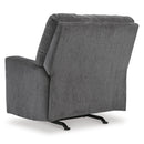  Manufacturer Color_Pewter -- Signature Design by Ashley Rannis Rocker Fabric Recliner IMAGE 5