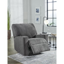  Manufacturer Color_Pewter -- Signature Design by Ashley Rannis Rocker Fabric Recliner IMAGE 7