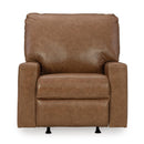  Manufacturer Color_Caramel -- Signature Design by Ashley Bolsena Rocker Leather Match Recliner IMAGE 3