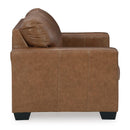  Manufacturer Color_Caramel -- Signature Design by Ashley Bolsena Stationary Leather Match Loveseat IMAGE 3