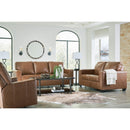  Manufacturer Color_Caramel -- Signature Design by Ashley Bolsena Stationary Leather Match Sofa IMAGE 14