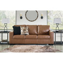 Manufacturer Color_Caramel -- Signature Design by Ashley Bolsena Stationary Leather Match Sofa IMAGE 5