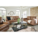  Manufacturer Color_Caramel -- Signature Design by Ashley Bolsena Stationary Leather Match Sofa IMAGE 9