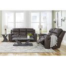  Manufacturer Color_Umber -- Signature Design by Ashley Lavenhorne Reclining Leather Look Sofa IMAGE 15