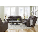  Manufacturer Color_Umber -- Signature Design by Ashley Lavenhorne Reclining Leather Look Sofa IMAGE 20