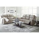  Manufacturer Color_Pebble -- Lavenhorne 6330789 Reclining Sofa with Drop Down Table IMAGE 10