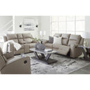  Manufacturer Color_Pebble -- Lavenhorne 6330789 Reclining Sofa with Drop Down Table IMAGE 13