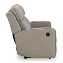  Manufacturer Color_Pebble -- Lavenhorne 6330789 Reclining Sofa with Drop Down Table IMAGE 4