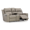  Manufacturer Color_Pebble -- Lavenhorne 6330794 Double Reclining Loveseat with Console IMAGE 2