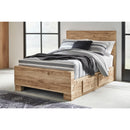  Size_Full  -- Hyanna B1050B29 Full Panel Bed with 2 Side Storage IMAGE 5