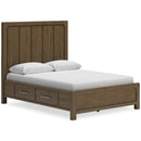  Size_Queen  -- Signature Design by Ashley Cabalynn Panel Bed with Storage IMAGE 1
