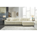  Manufacturer Color_Ivory  -- Signature Design by Ashley Lindyn Fabric 3 pc Sectional IMAGE 2