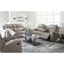 Manufacturer Color_Pebble  -- Lavenhorne 6330789C Reclining Sofa with Drop Down Table IMAGE 15