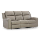  Manufacturer Color_Pebble  -- Lavenhorne 6330789C Reclining Sofa with Drop Down Table IMAGE 1