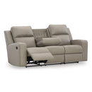  Manufacturer Color_Pebble  -- Lavenhorne 6330789C Reclining Sofa with Drop Down Table IMAGE 2