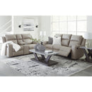  Manufacturer Color_Pebble  -- Lavenhorne 6330794C Double Reclining Loveseat with Console IMAGE 11