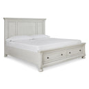  Size_Queen  -- Signature Design by Ashley Robbinsdale Panel Bed with Storage IMAGE 1