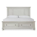 Size_Queen  -- Signature Design by Ashley Robbinsdale Panel Bed with Storage IMAGE 2