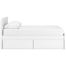  Size_Queen  -- Onita EB9630B12 Queen Panel Platform Bed with 1 Side Storage IMAGE 5