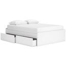  Size_Queen  -- Onita EB9630B14 Queen Platform Bed with 2 Side Storage IMAGE 2