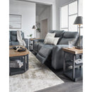  Manufacturer Color_Steel --  Signature Design by Ashley Mindanao Power Reclining Leather Match Sofa IMAGE 12