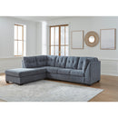  Manufacturer Color_Denim  -- Signature Design by Ashley Marleton Fabric 2 pc Sectional IMAGE 3