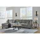  Manufacturer Color_Grey  -- Marleton 55305S1 2 pc Sectional with Chaise IMAGE 5