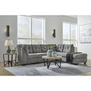  Manufacturer Color_Grey  -- Marleton 55305S2 2 pc Sectional with Chaise IMAGE 5