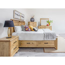  Mako Wood Furniture Victoria Queen Panel Bed with Storage 8300-ST-Q IMAGE 3